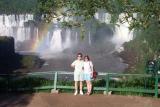 Shirley & Angela at Iguacu Falls