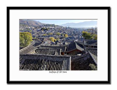 Rooftops of Lijiang's Old Town