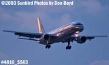 American Airlines B757-223 N506AA aviation sunset stock photo #4810