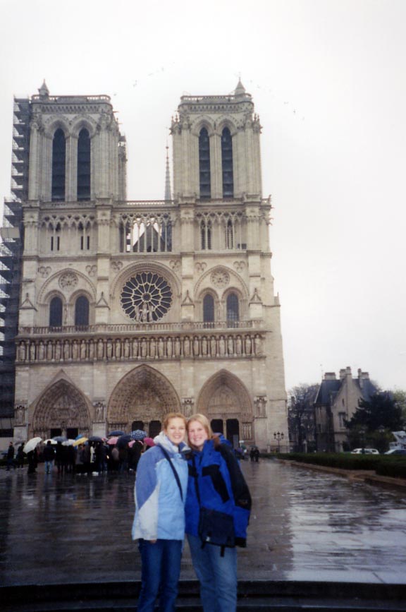 Angie and me with Notre Dame