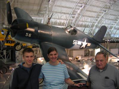 Me with Pops and Aunt Mary