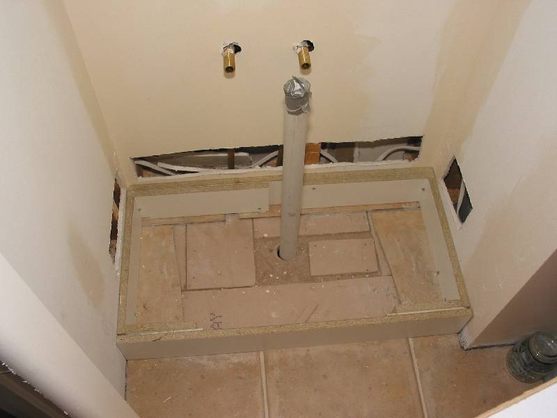 toilet vanity support