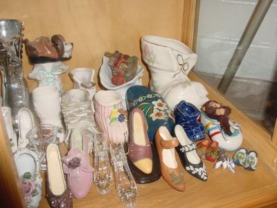 mini shoe collection of Tita Jean