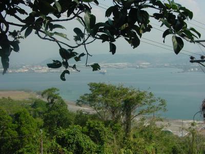 view of garden & Subic Bay from patio 2