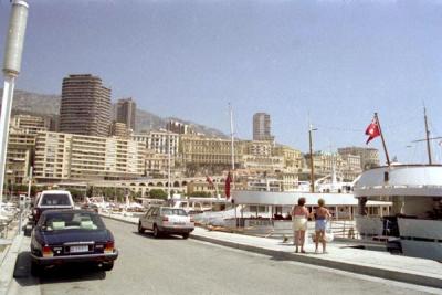 Along the harbor, Monaco