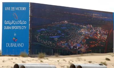 Dubai Sports City, one of the Dubailand projects