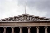 Pediment of the British Museums Greek Revival faade