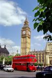 Big Ben and a Big Red Bus