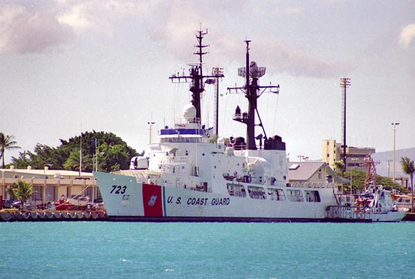 Coast Guard ship in Honolulu