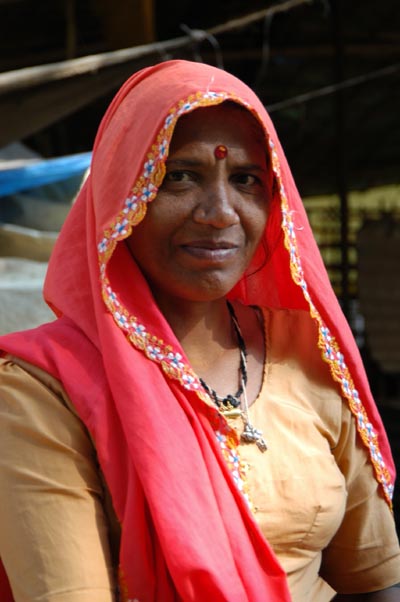 Woman at the market, Sawai Madhopur, India