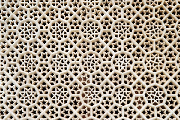 Jalis (carved marble lattice screens) of Sheikh Salim Chisti's tomb