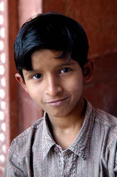 Boy at Fatehpur Sikri, India