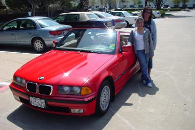 Jemi & Lisa Marie w/ the Beemer