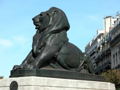 Bartholdi's lion at Denfert-Rochereau