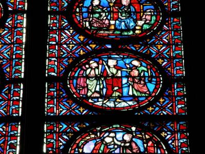 Sainte-Chapelle: Judith with Holofernes's head