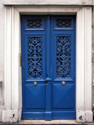 Blue door