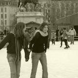 Ice skating, Place Bellecour