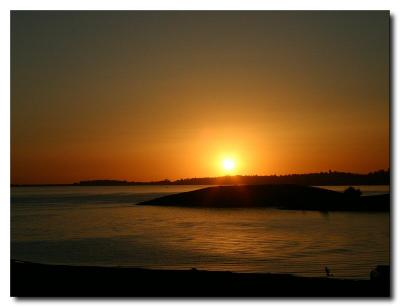 Folsom lake sunset