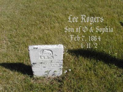Rogers, Lee (son of O & Sophia) Section 2 Row 3