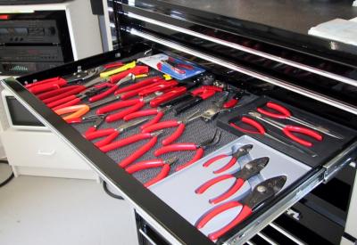 Red handles