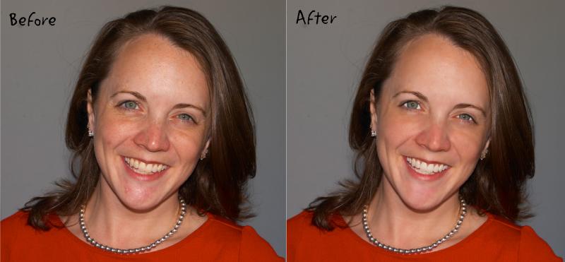 1st attempt at retouching