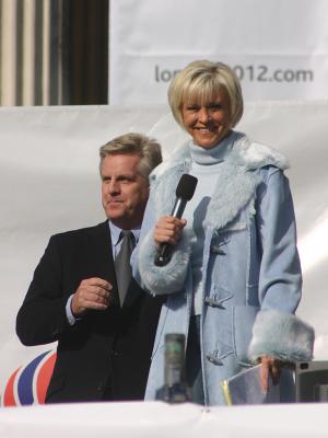 Steve Rider and Sue Barker