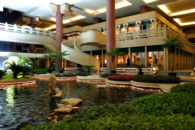 The courtyard, Ritz Carlton Hotel, Shanghai