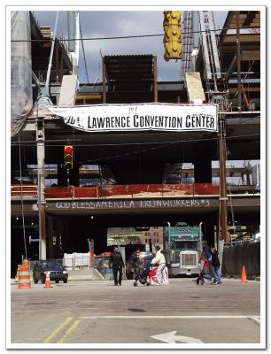 Convention Center under construction