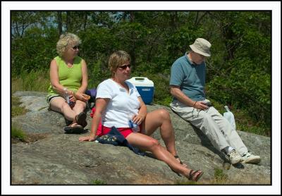Then we head for Mt. Battie outside Camden to catch the view and eat our picnic.