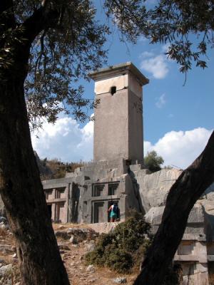 10 Xanthos,  Lycian tomb