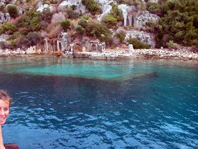 75 at 'Kekova submerged city'