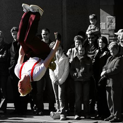 Acrobatic Street Performer*