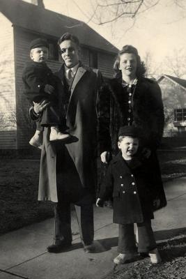 Mom, Dad, Jim and Bob, 1943 (60)
