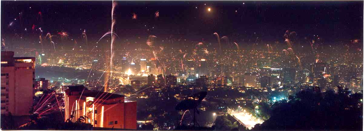 Caracas, New Years Eve, 2001