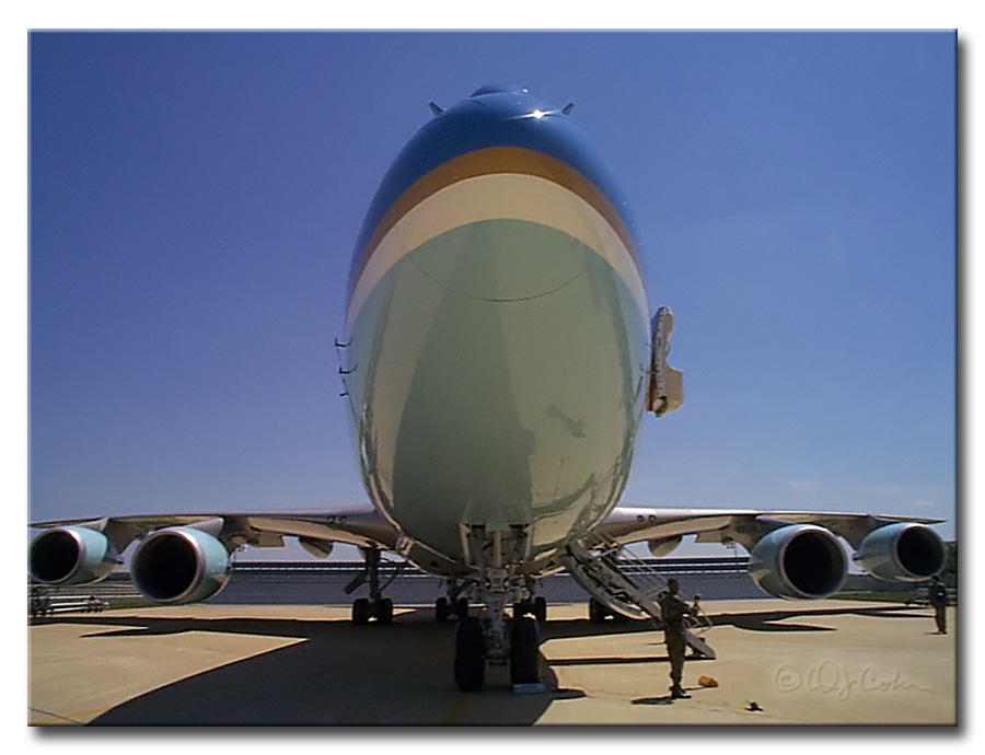 Air Force One -- up close