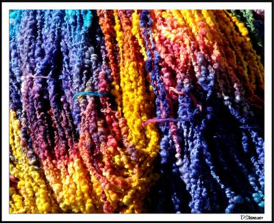 That's a pretty colorful yarn.