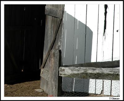 Your barn door is open.