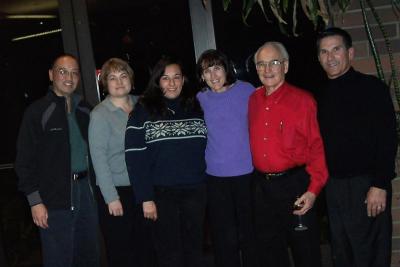 Norton xmas party, Chris' staff and family