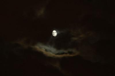 Moon with Clouds