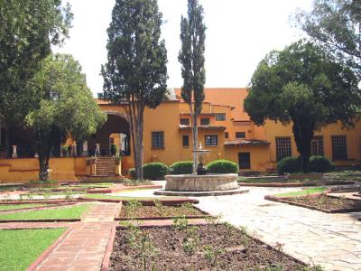 The hacienda, now a museum with