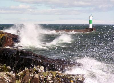 West  light - Grand Marais MN, Lake Superior