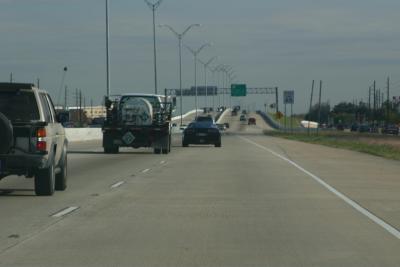  2:30pm Monday  rush hour on the way home from downtown Houston