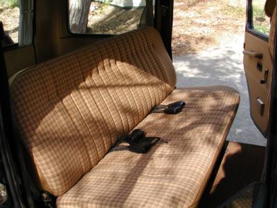 Rear Bench Seat