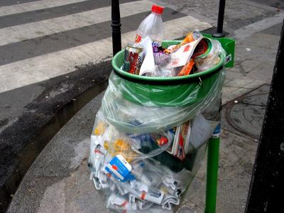 Paris Street Trash