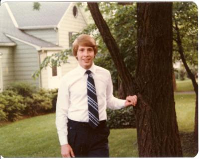 Mike in 1979 before his Highschool Graduation
