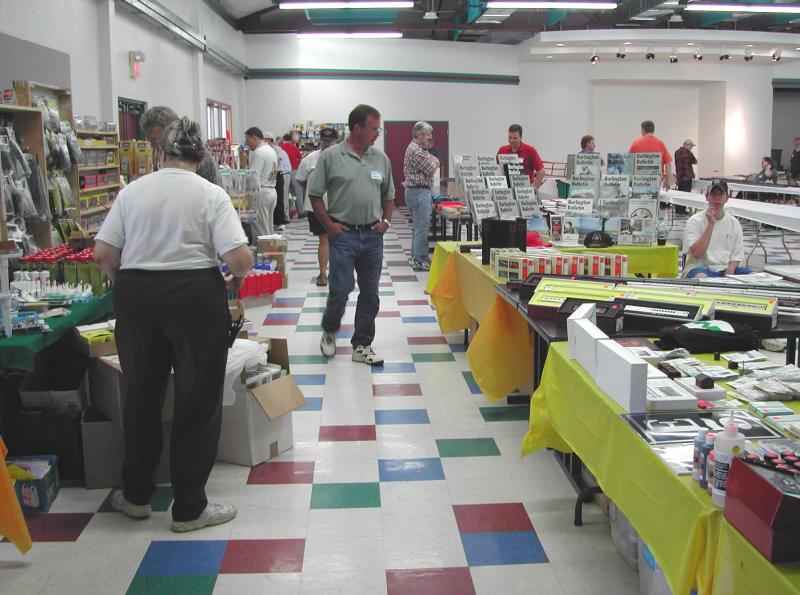 Another view of the vendors aisle at the Caty Cavins Center.