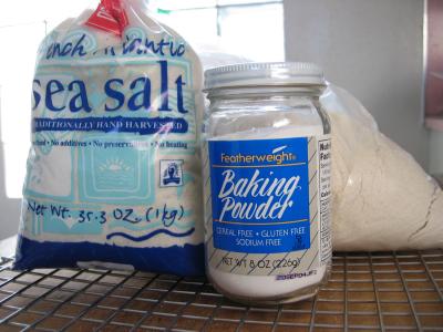 Sea Salt, Baking Powder & Whole Wheat Pastry Flour