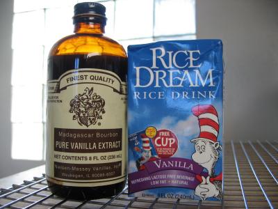Vanilla & Vanilla Rice Milk