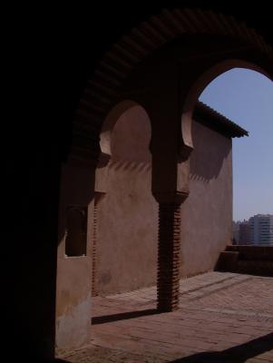 Inside the Alcazaba.