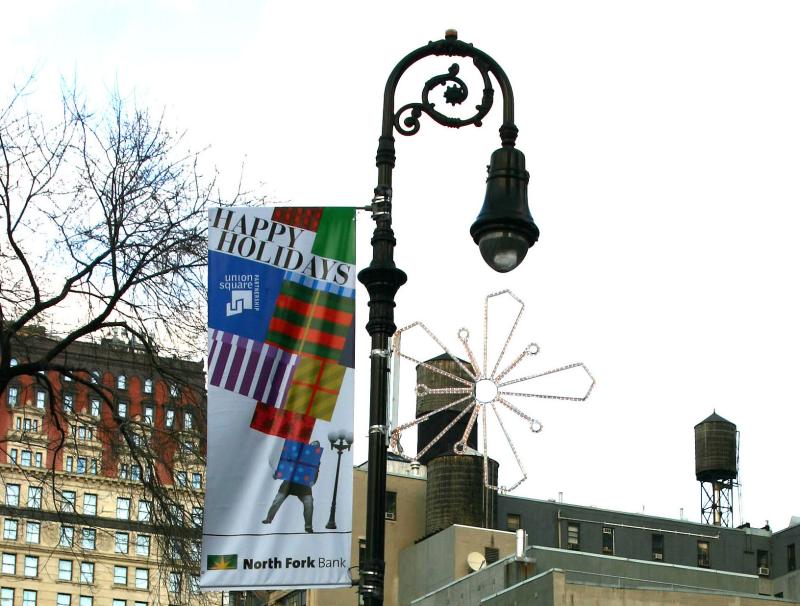Union Square East Banner